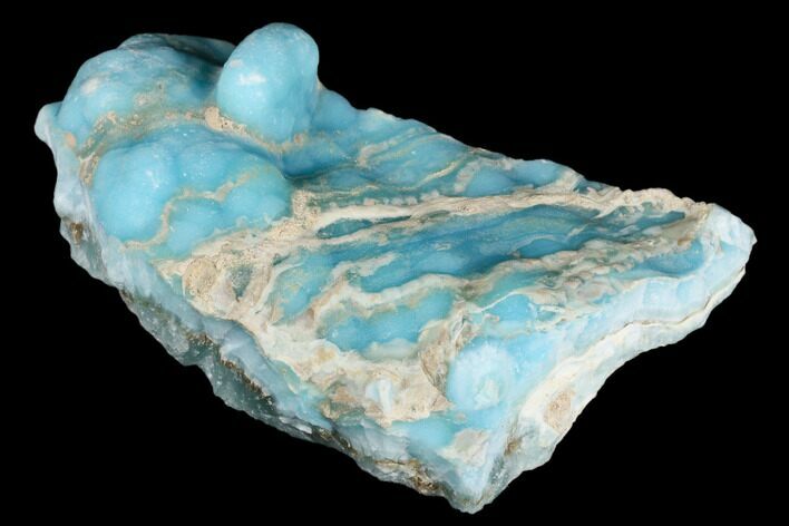 4.9" Sky-Blue, Botryoidal Aragonite Formation - Yunnan Province, China